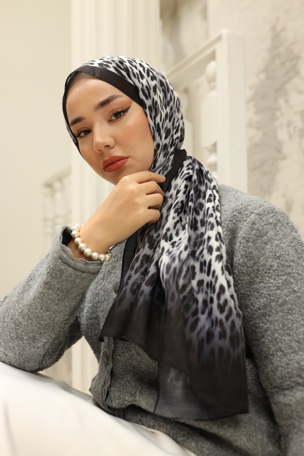 Silk Home Desenli Soft Şal